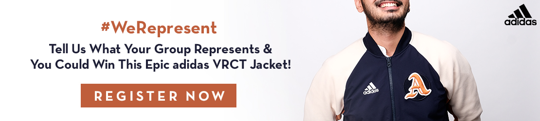#WeRepresent registration banner featuring a man in the VRCT jacket